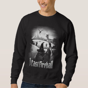 Sweatshirt Je lance la classe de sorcier de fantasy RPG Fireb