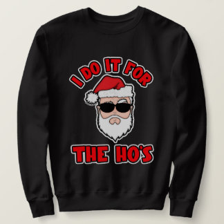 Sweatshirt JE LE FAIS POUR LES POUPÉES Graphiques Santa Screw