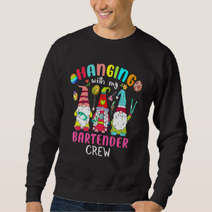 Sweatshirt Je M'Accroche Avec Mon Bartender Crew Gnomies Bart