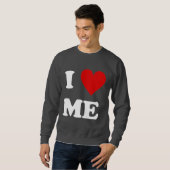Sweatshirt Je m'aime coeur (Devant entier)