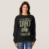Sweatshirt Je Mange Plus Simples Que Le Devis De Nourriture P (Devant entier)
