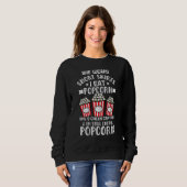 Sweatshirt Je Mange Popcorn Pop Corn Manger Graphisme (Devant entier)