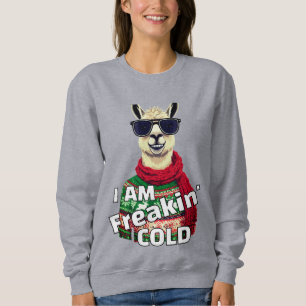 Sweatshirt Je me fais foutre de Llama froide et drôle