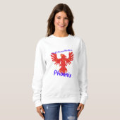 Sweatshirt Je me lèverai toujours comme un Phoenix (Devant entier)