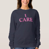 SWEATSHIRT JE ME SOUCIE (Devant)