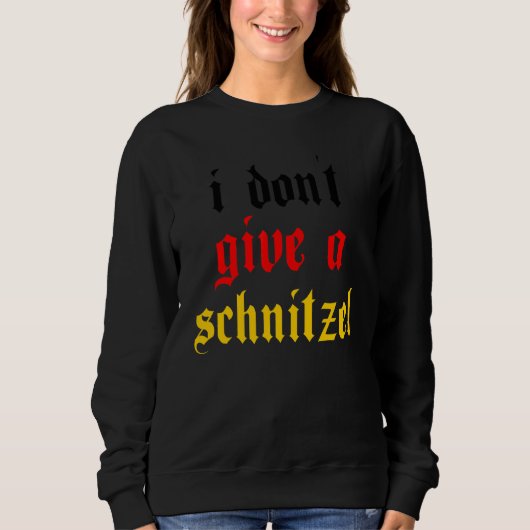 Sweatshirt Je m'en fiche (Devant)