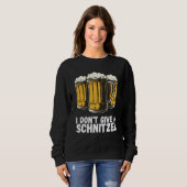 Sweatshirt Je m'en fiche pas mal (Devant entier)