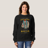 Sweatshirt Je m'en fiche tant que mes poulets m'aiment Rabbit (Devant entier)