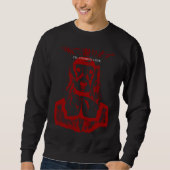 SWEATSHIRT JE M'EXCUSERAI PLUS TARD DE CHIEN (ROUGE) (Devant)