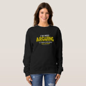 Sweatshirt Je n'affirme pas que j'explique juste pourquoi j'a (Devant entier)