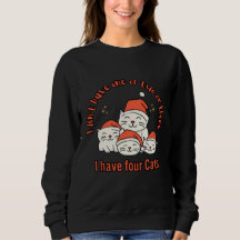 Je n'ai pas un, deux ou trois, j'ai quatre chats