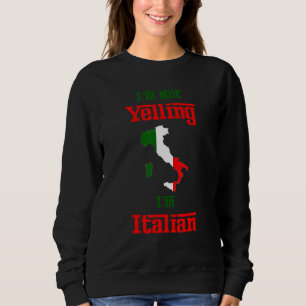 Sweatshirt Je Ne Dis Pas Moi Italien Plaisanterie Famille Hum