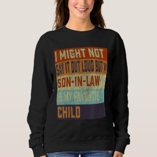 Sweatshirt Je ne le dirai peut-être pas à haute voix, mais mo