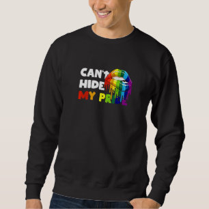 Sweatshirt Je ne peux pas cacher ma fierté Lgbtq Lesbian Tran