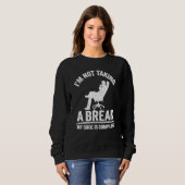 Sweatshirt Je ne prends pas une pause Mon code est Compiler C (Devant entier)