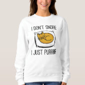 Sweatshirt Je ne ronfle pas (Devant)