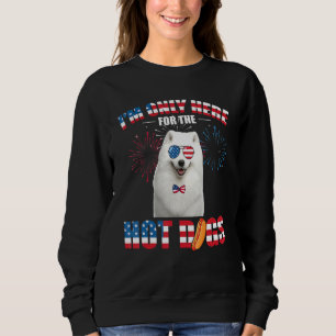 Sweatshirt Je Ne Suis Ici Que Pour Les Hot Dogs American Samo