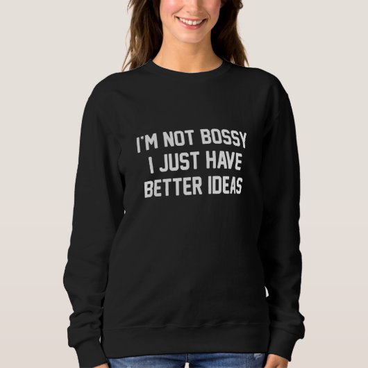 Sweatshirt Je ne suis pas autoritaire (Devant)