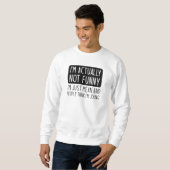 Sweatshirt Je ne suis pas drôle (Devant entier)