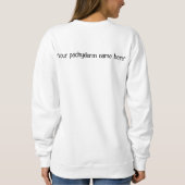 Sweatshirt Je ne suis pas l'éléphant dans la salle (Dos)