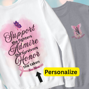 Sweatshirt Je ne suis pas seul à lutter contre le cancer du s