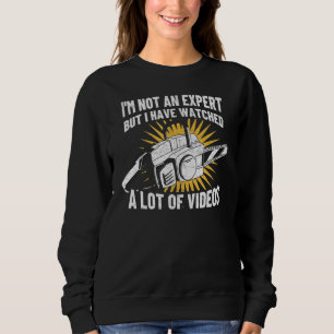 Sweatshirt Je ne suis pas un expert drôle de travailleur du b