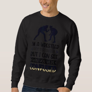 Sweatshirt Je ne suis pas une déesse mais un lutteur, je vois