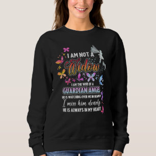 Sweatshirt Je Ne Suis Pas Une Veuve Je Suis La Femme D'Un Ang