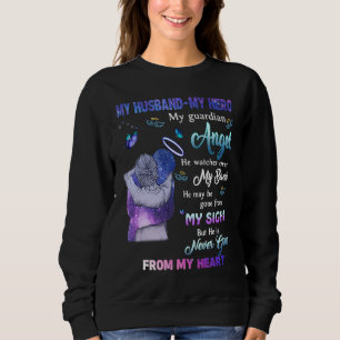 SWEATSHIRT JE NE SUIS PAS UNE VEUVE, JE SUIS UNE FEMME À UN M