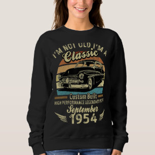Sweatshirt Je ne suis pas vieux Je suis un classique né en se