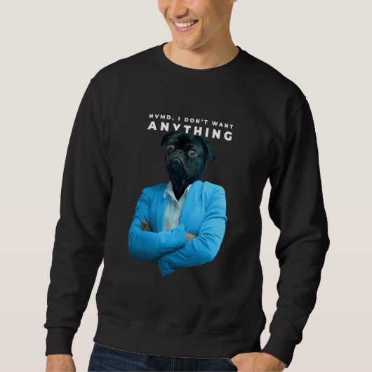 Sweatshirt Je ne veux rien de Carlin (Devant)
