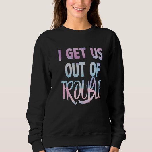 Sweatshirt Je nous fais sortir des couples assortis en diffic (Devant)