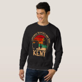Sweatshirt Je Parcoure Les Plages Et Surf Kent Surfing Washin (Devant entier)
