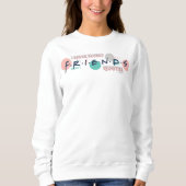 Sweatshirt Je parle des devis Fluent FRIENDS™ (Devant)