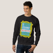 Sweatshirt Je parle des devis Fluent FRIENDS™ - Peephole (Devant entier)
