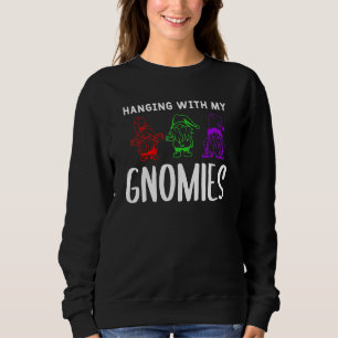 Sweatshirt Je Passe Avec Mes Gnomies Jardin Jardinage Gardene