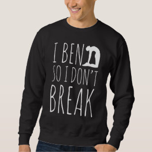 Sweatshirt Je Passe Donc Je Ne Cesse Pas Yoga Humour Namaste 