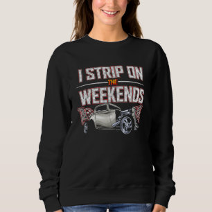 Sweatshirt Je Passe Sur Le Mot De Course Drag 5 Les Week-ends