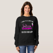 Sweatshirt Je pense que c'est une image gigapixel de vin et d (Devant entier)