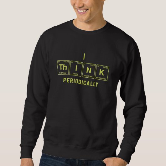 Sweatshirt Je Pense Qu'Il A Été Écrit Dans Des Éléments Du Ta (Devant)