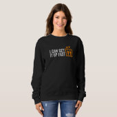 Sweatshirt Je Peux Le Monter Rapide Ascenseur Mécanique (Devant entier)