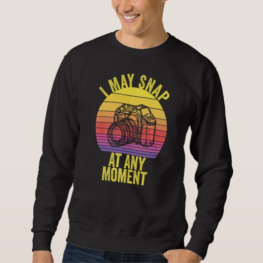 Sweatshirt Je Peux M'Attaquer À N'Importe Quel Moment Retro V (Devant)