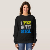Sweatshirt Je Pis Dans L'Océan Marin Été (Devant entier)