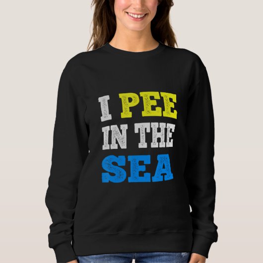 Sweatshirt Je Pis Dans L'Océan Marin Été (Devant)