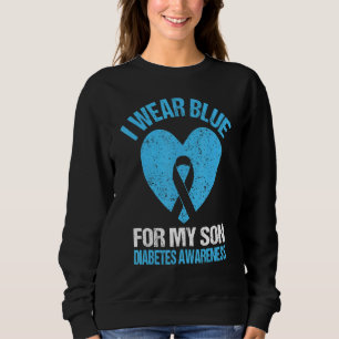 Sweatshirt Je Porte Du Bleu Pour Mon Fils Mois De Sensibilisa