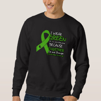 Sweatshirt Je porte du vert pour ma petite-fille Paralysie c