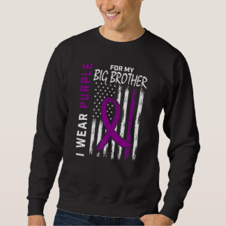 Sweatshirt Je Porte Du Violet Pour Mes Lauréats De L'Épilepsi