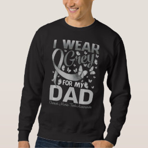 Sweatshirt Je Porte Gray Pour Mon Papa Charcot Marie Tooth