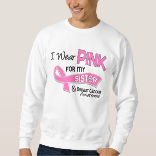 Sweatshirt Je porte le rose pour mon cancer du sein de la
