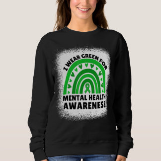 Sweatshirt Je Porte Le Vert Pour Le Mois De Sensibilisation À